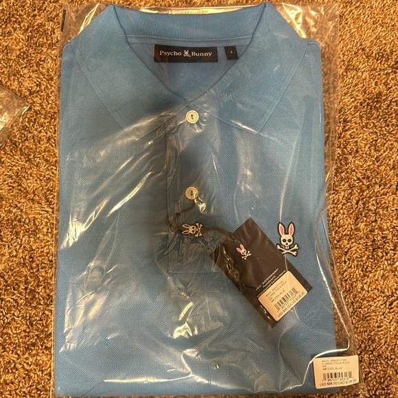 Psycho Bunny Other - Psycho buddy Polo Cool Blue New with Tags
